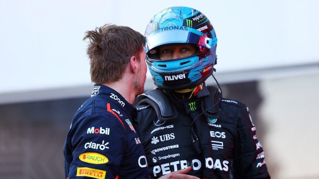 Max Verstappen, George Russell, Red Bull, Mercedes