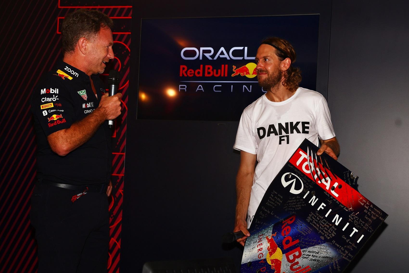 Christian Horner, Sebastian Vettel, F1