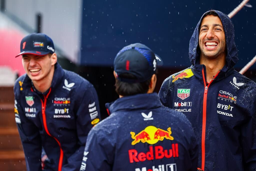 Max Verstappen, Daniel Ricciardo, Sergio Pérez, Red Bull