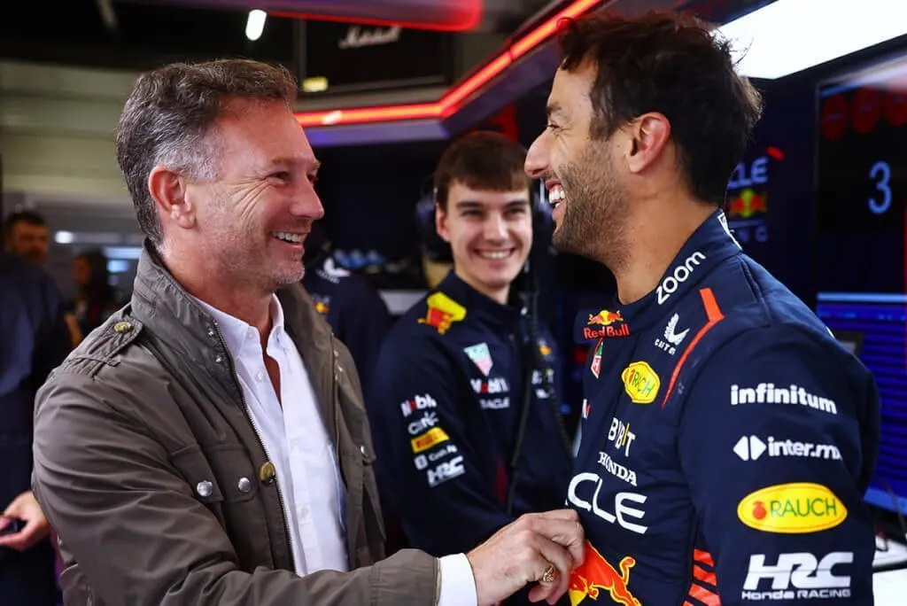 Daniel Ricciardo, Christian Horner, Red Bull
