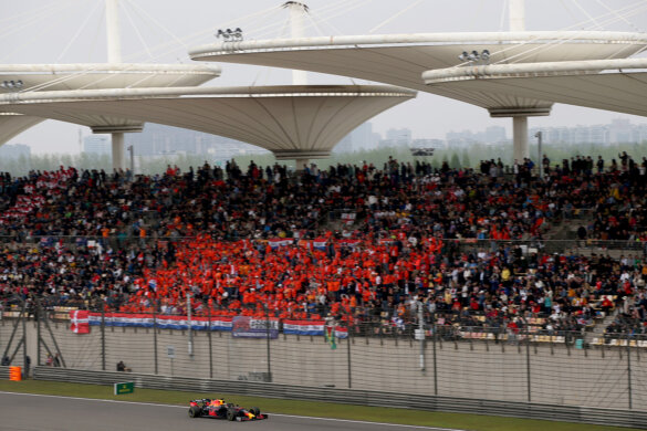 F1 Kínai Nagydíj menetrend